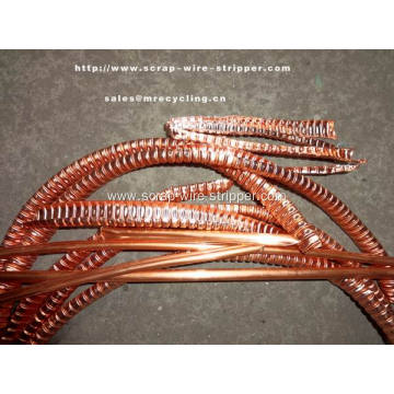removing insulation from copper wire